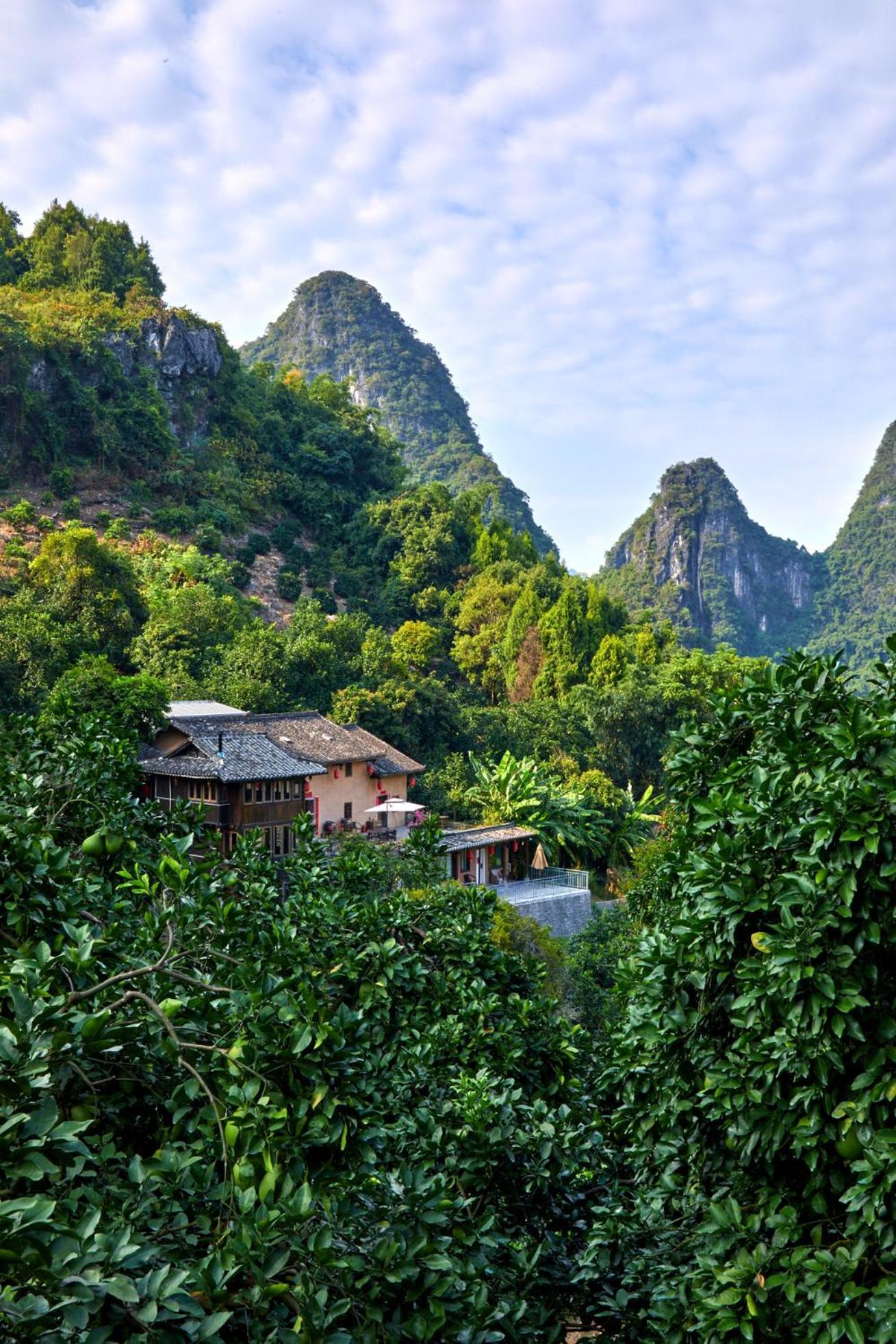 Yangshuo Yunshe Mountain Guesthouse מראה חיצוני תמונה